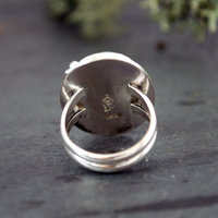 Ruby in Zoisite Sterling Silver Ring Size 6.75