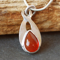 Silver Sunstone Pendant