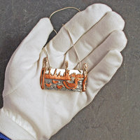 Duck Pendant, Silver and Copper