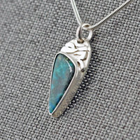 Small Malachite-Chrysocolla Pendant