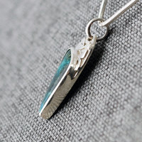Small Malachite-Chrysocolla Pendant