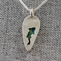 Small Malachite-Chrysocolla Pendant