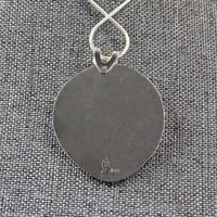 Autumn Tree Pendant, Silver, Copper, Bronze, Moonstone