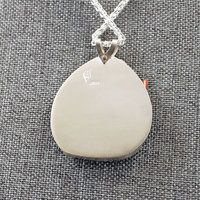 Snake pendant back - plain with no cut-out 