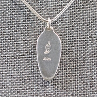 Small Silver Rose Quartz, Opal Pendant