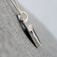 Small Silver Boulder Opal Pendant