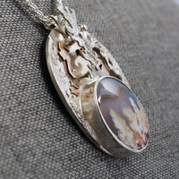 Undersea coral garden pendant close-up at sharper angle