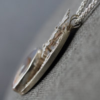 Undersea coral garden pendant close-up other side view