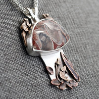Mushroom pendant other side sharper angle view