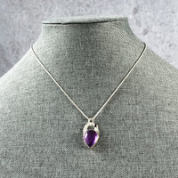 Silver Amethyst Pendant