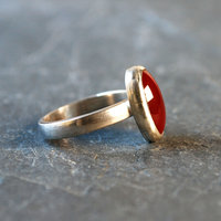 Small Carnelian Ring, Size 6.75