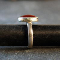 Small Carnelian Ring, Size 6.75