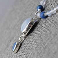 Chalcedony and Lapis Lazuli Necklace