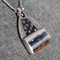 Silver Starry Night Pendant with Jasper