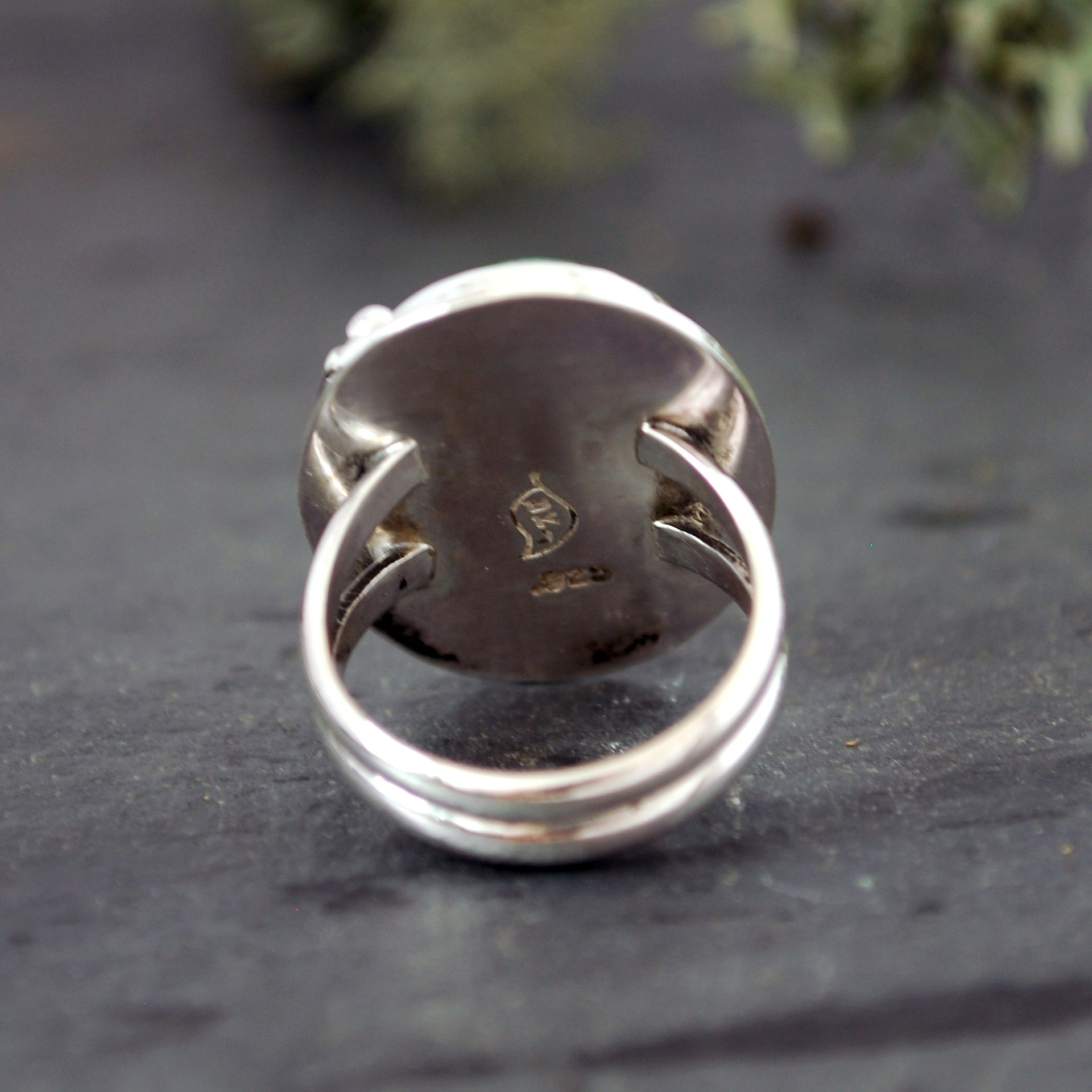 Ruby in Zoisite Sterling Silver Ring Size 6.75