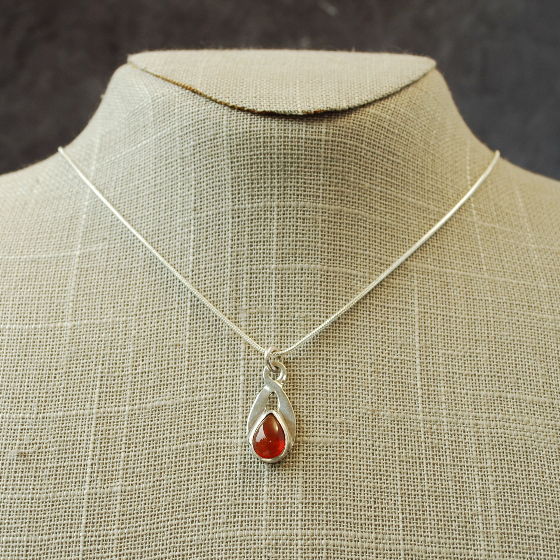 Sunstone Pendant, hanging