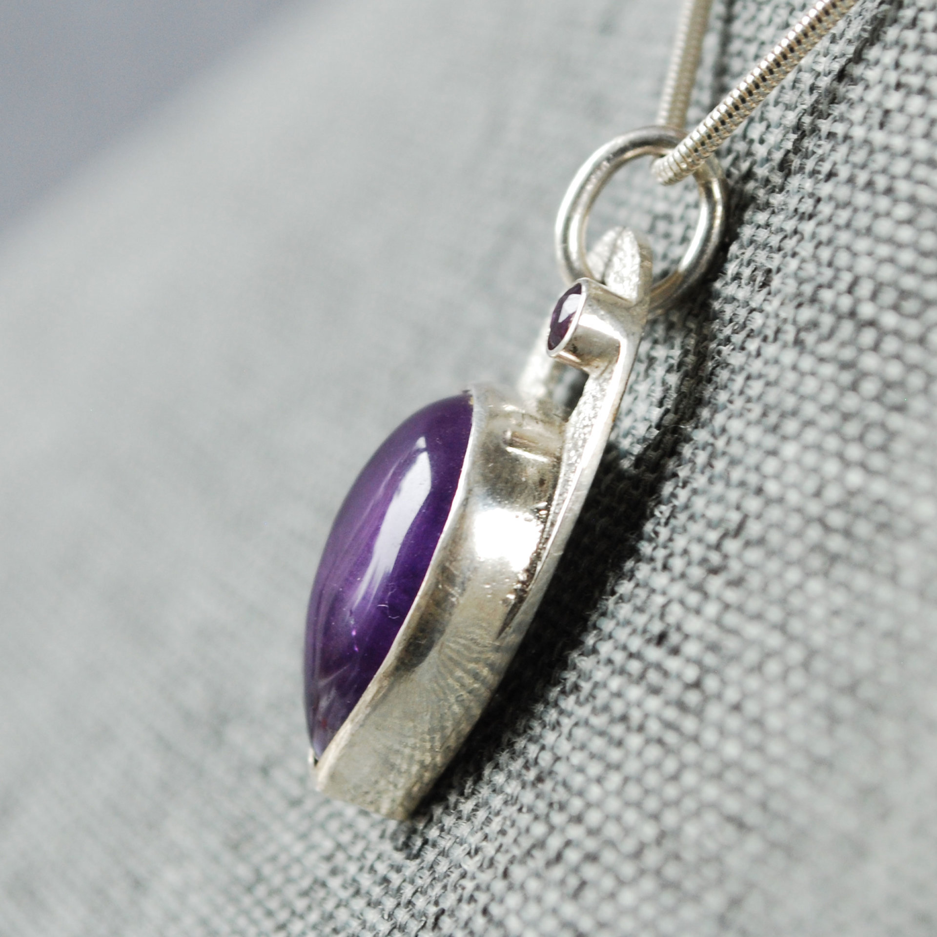 Silver Amethyst Pendant